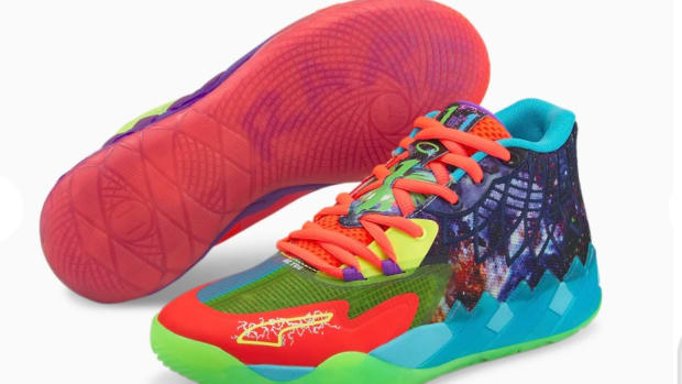 Charlotte Hornets point guard LaMelo Ball's newest colorway of his signature sneaker. The Puma MB.01 'Be You'.